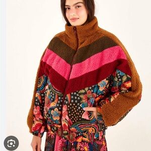 Farm Rio Toucanfly Reversible jacket size M